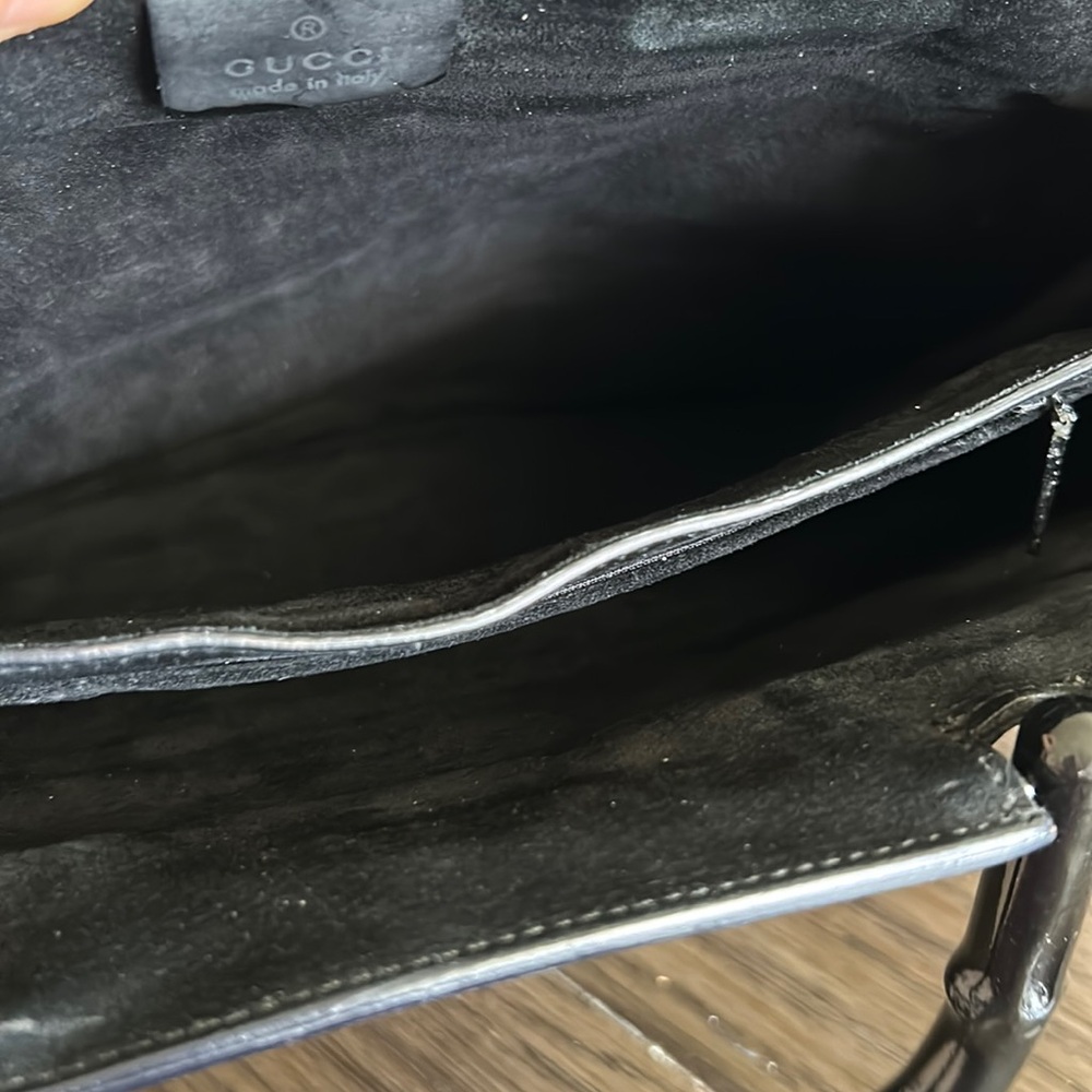 Gucci Bamboo Leather Tote - Picture 9 of 15